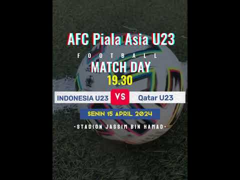 Piala AFC U23 Indonesia U23 vs Qatar U23 #afc #timnas #timnasindonesia