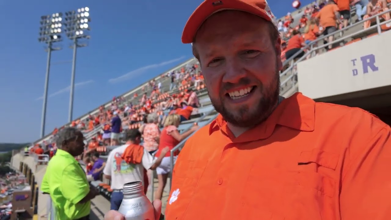 Мой первый футбольный матч в колледже! Клемсон