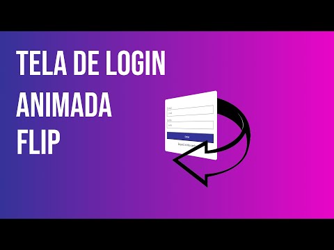 Tela de Login Animada com Flip - Html/Css/Js