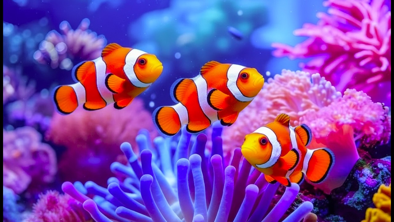 The Best 4K Aquarium - Dive Into The Mesmerizing Underwater Realm, Sea Jellyfish, Coral Reefs. #76
