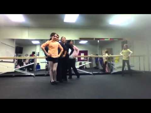 Group 2 Kick line routine - YouTube