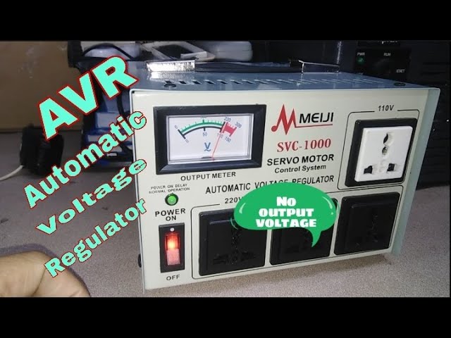 SVC-500VA AVR - POWER INDICATOR ONLY, NO POWER OUTPUT, AVR NOT WORKING