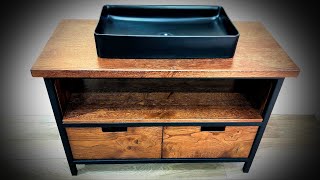 Washbasin cabinet. Тумба под раковину в стиле Loft.