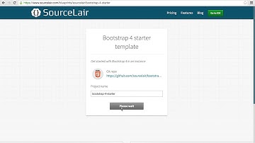 Bootstrap 4 Alpha - Getting started in 30 seconds