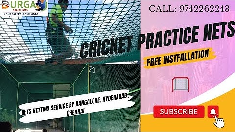 Durga Safety Nets ,Cricket Net Installation, Sports net Call Us 9742262243 Best Service Across India