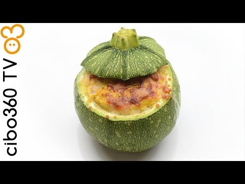 Zucchine ripiene al forno vegetariane - YouTube