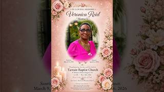 THANKSGIVING SERVICE FOR THE LIFE OF VERONICA REID