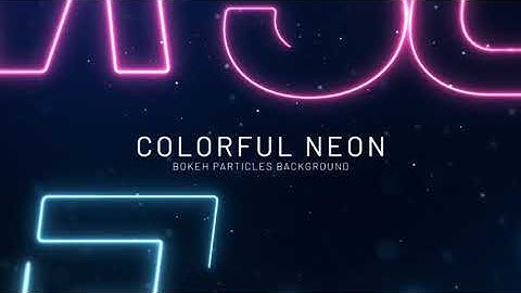 Neon Titles Opener for After Effects 2023