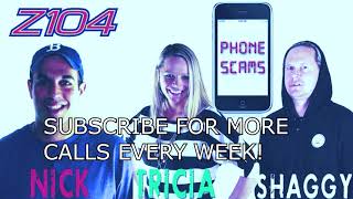 BAD GRANDMA!  Z Morning Zoo Z104 Phone Scam Prank Call