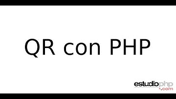 Cómo generar code QR con php