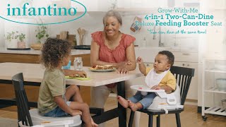 Grow-With-Me 4-in-1 Two-Can-Dine Feeding Booster Seat – Infantino