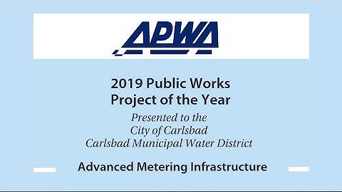 Advanced Meter Infrastructure award winning project