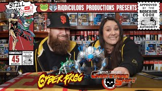 Comicsgate Unboxing! Cyberfrog Salamandroid Graveyard Shift 2, 3 and Visions by Jon Malin