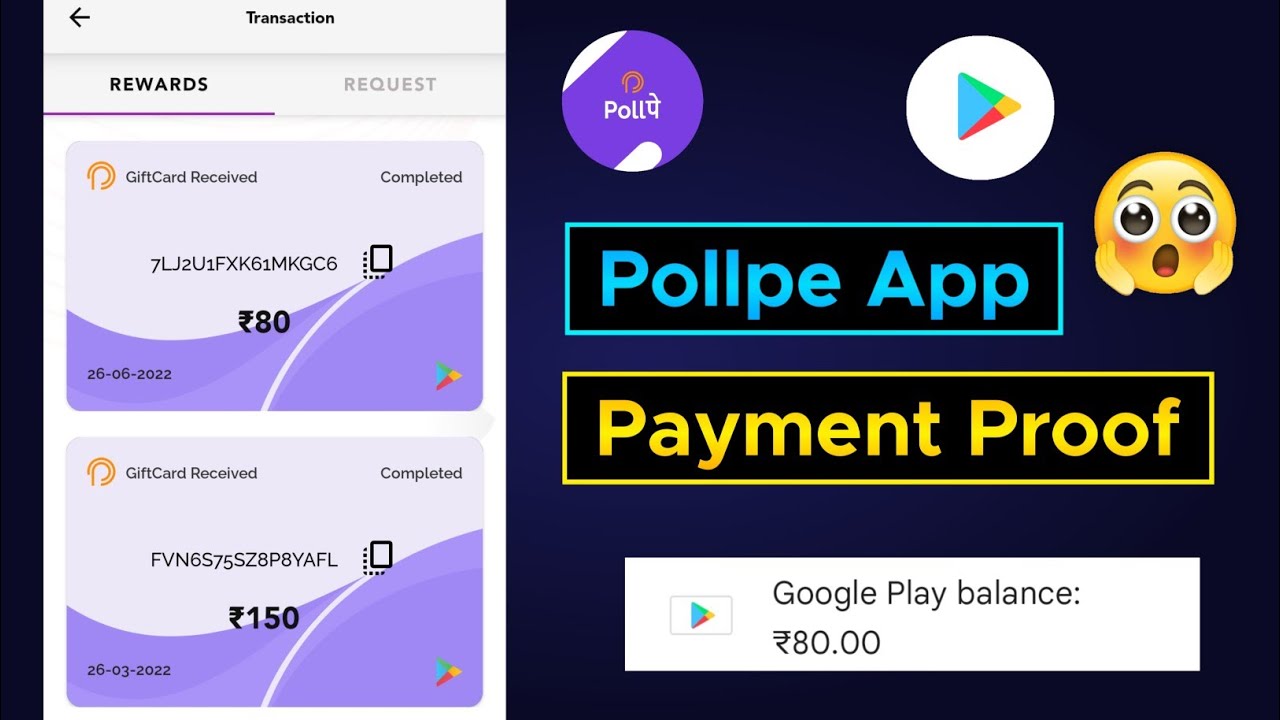 Get Free ₹80 Google Gift Cards Daily | Best App To Get Google Gift Cards  💸 | Pollpe Earning App