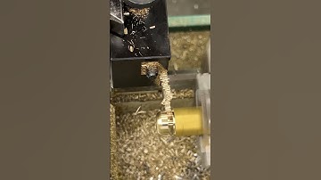 Using a parting tool in the metal lathe #machinist #machining #lathe