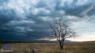 Relaxing Time-Lapse Loop of Storm Clouds with thunder & rain sounds, ideal for meditation or study