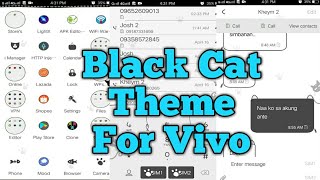 Black Cat Theme For Vivo Phones screenshot 1