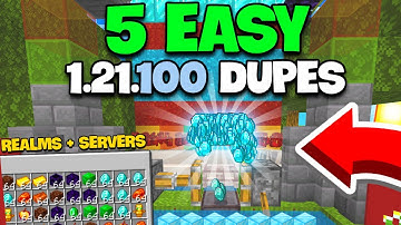 ALL WORKING 1.21.101 Minecraft Bedrock Dupes & Glitches!