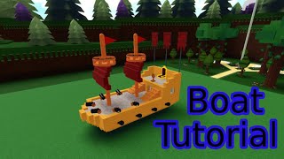 Thumbnail Boat Tutorial in Roblox Build A Boat For Treasure