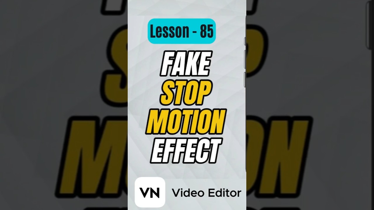 Как создать эффект покадровой анимации в видеоредакторе VN — Урок 85 Учебное пособие по видеореда...