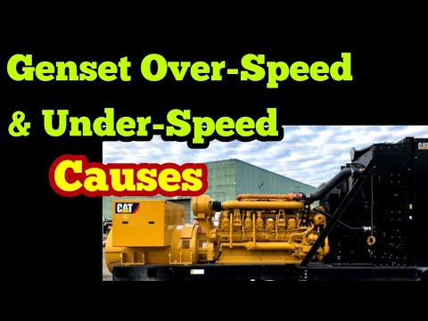 Engine Overspeed and Underspeed Problem, Causes explained in URDU, HINDI. Genset Over / Under Speed?