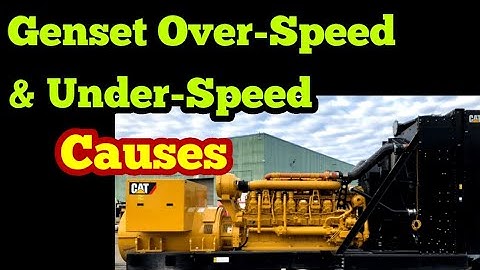 Engine Overspeed and Underspeed Problem, Causes explained in URDU, HINDI. Genset Over / Under Speed?