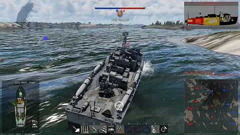 War Thunder; PT-810, A-36, Kim Qui; Huge waves make shooting a terrible experience!; Naval Arcade