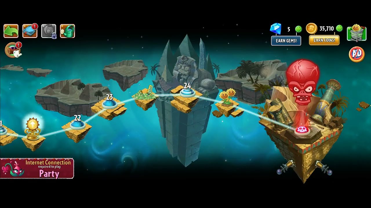 PLANTS VS. ZOMBIES 2 - ANCIENT EGYPT FINAL - GAMEPLAY PART 7 [TV GAME HD4K]