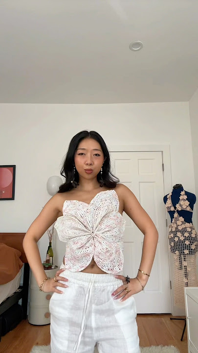 crocheting a top out of plastic bags...?