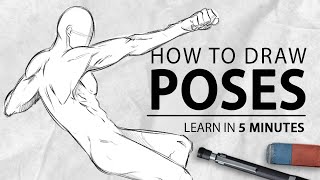 Learn to draw Poses in 5 Minutes! [Beginner Tutorial] | Drawlikeasir