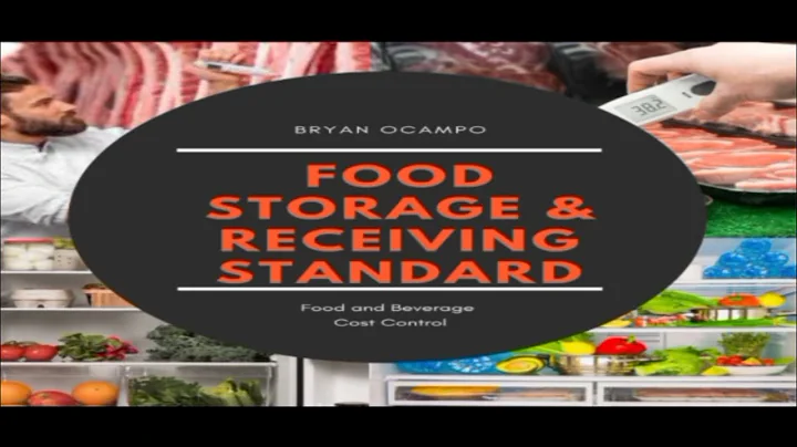 Receiving and Food Storage Standard | BRYAN OCAMPO