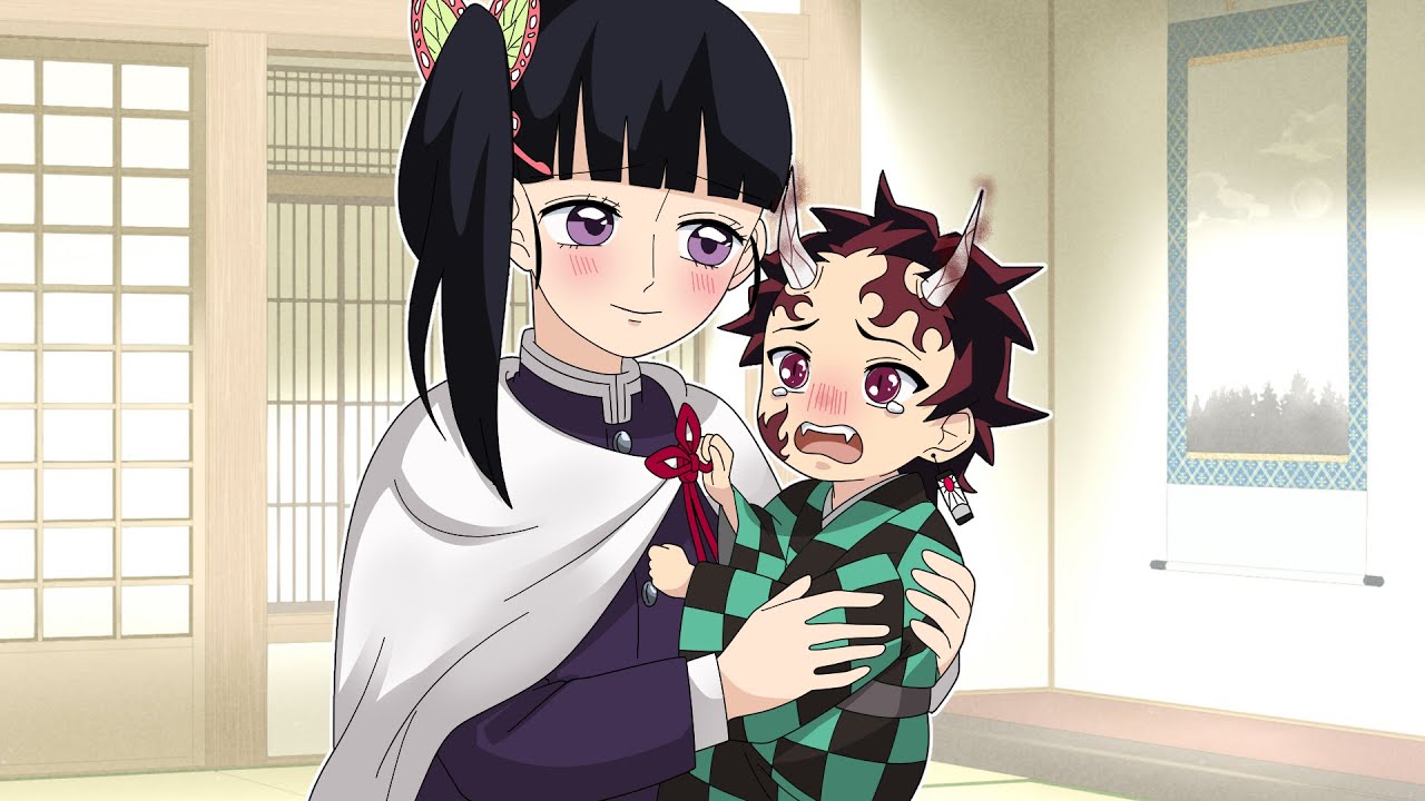 【鬼滅の刃】幼児化して鬼化した炭治郎を育児するカナヲ