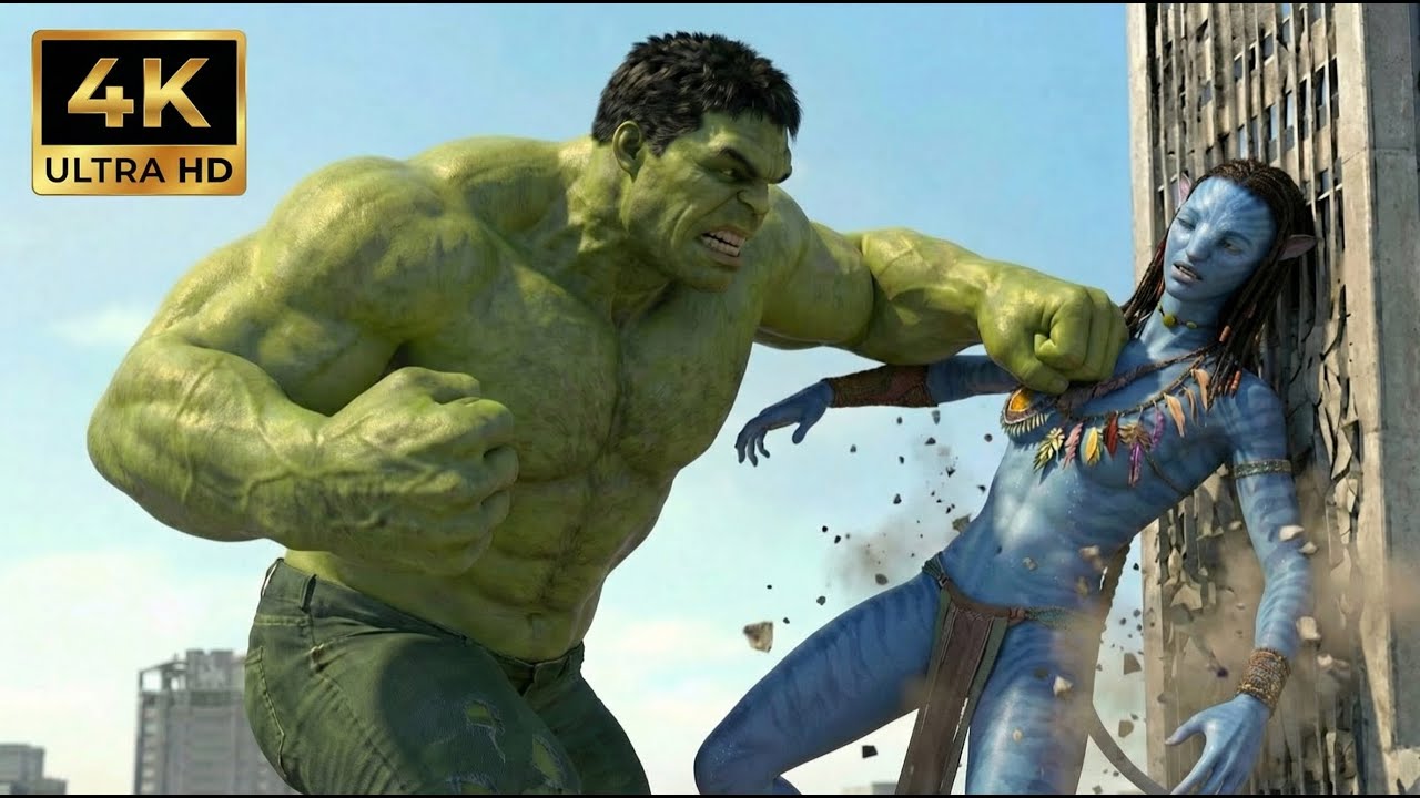 Hulk vs Neytiri Avatar Full Battle |  Epic Superhero Fight