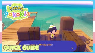 How To Get A Bridge Planks Recipe & Security Camera In Pokemon Pokopia Quick Guide
