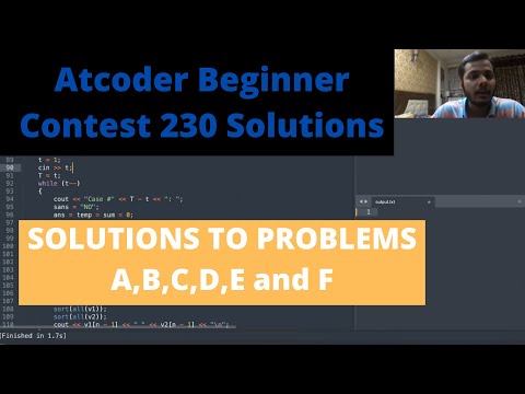 Atcoder Beginner Contest 230 Solutions || Problems A,B,C,D,E and F