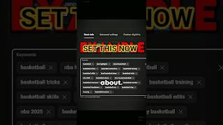 YouTube Channel Settings That Increase Views Fast🚀 #shorts #YouTubeTips #YouTubeGrowth #YouTubeSEO