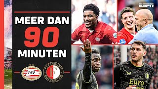 🎥 𝙀𝙓𝙏𝙍𝘼 𝘽𝙀𝙀𝙇𝘿𝙀𝙉: Heerlijk voetbalgevecht met veel goals! 😍 | Meer Dan 90 Minuten PSV - Feyenoord