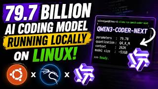 I Ran a 79.7B AI Coding Model on Linux with a 4GB RTX 3050!