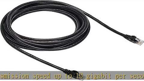 Amazon Basics RJ45 Cat-6 Gigabit Ethernet Patch Internet Cable - 15 Foot