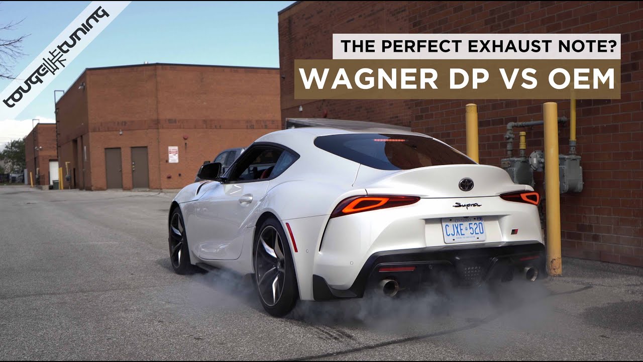 2020 Toyota Supra Downpipe Comparison - Stock vs Wagner Catted Downpipe
