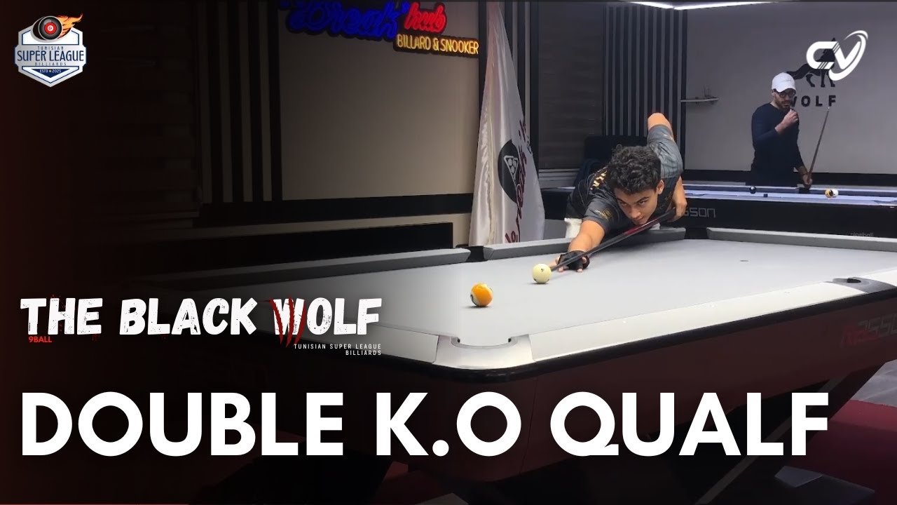 Image of video the Kochbati Fedi VS Khabouchi Amir | DOUBLE K.O QUALF | 2025 THE BLACK WOLF OPEN | 9-BALL 8