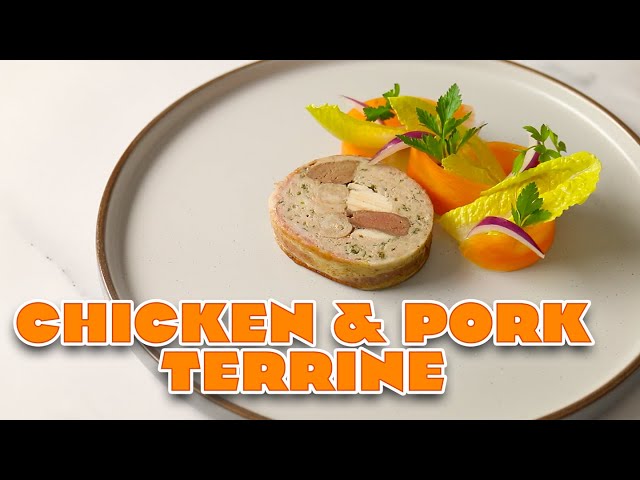 Chicken and pork terrine recipe with egg centre 