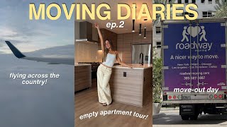 MOVING DIARIES ep.2 📦 moving day, getting the keys + empty apartment tour 