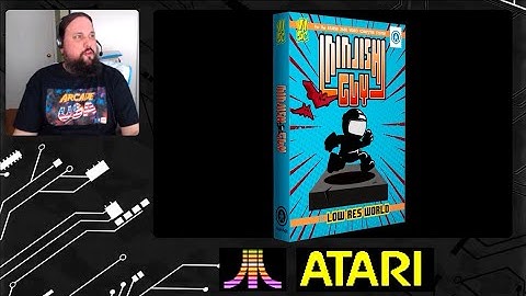 Ninjish Guy in Low-Res World - Atari 2600 Homebrew