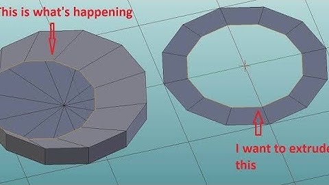 Correct Extrude and Scale Circular Edges with blender #blenderguru