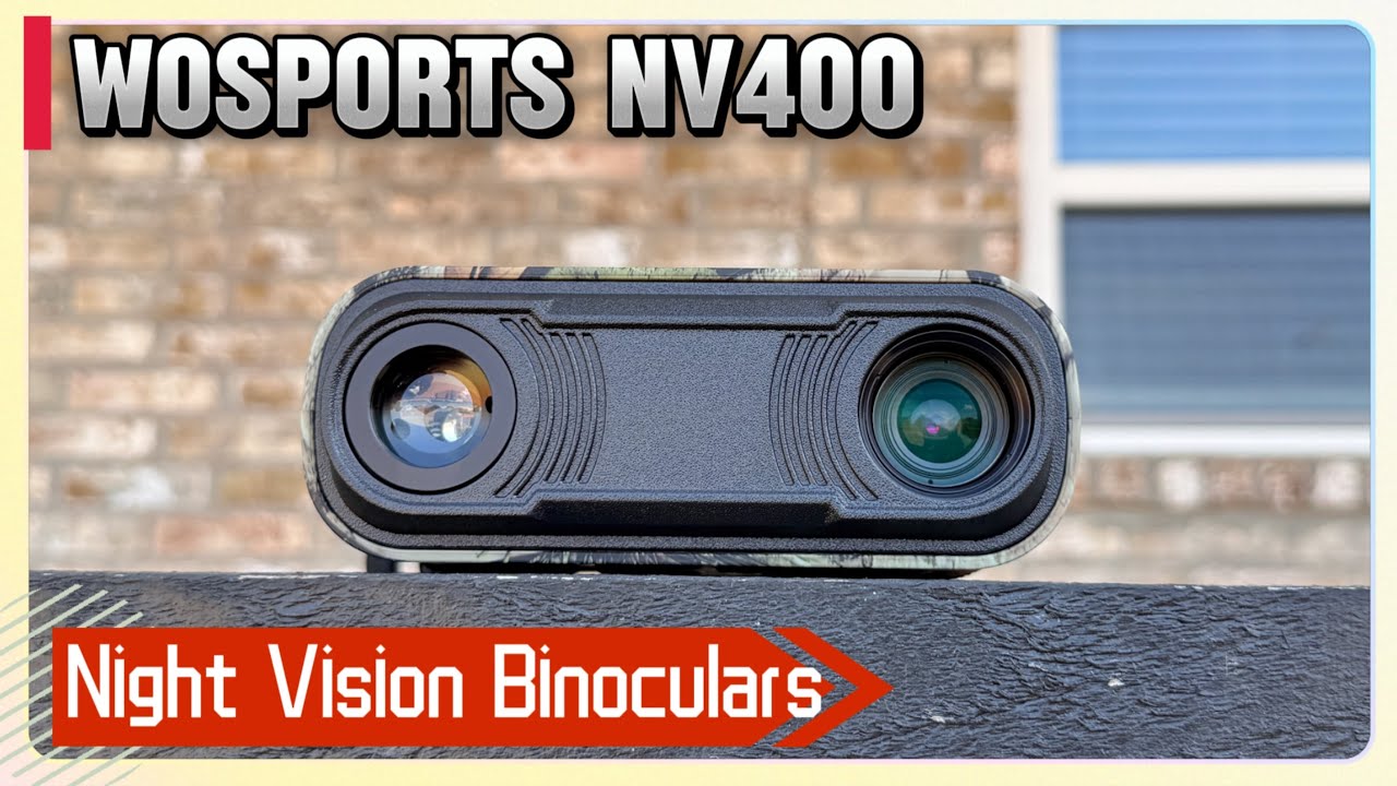 WOSPORTS 4K Night Vision Binoculars – 10X Optical + 8X Digital