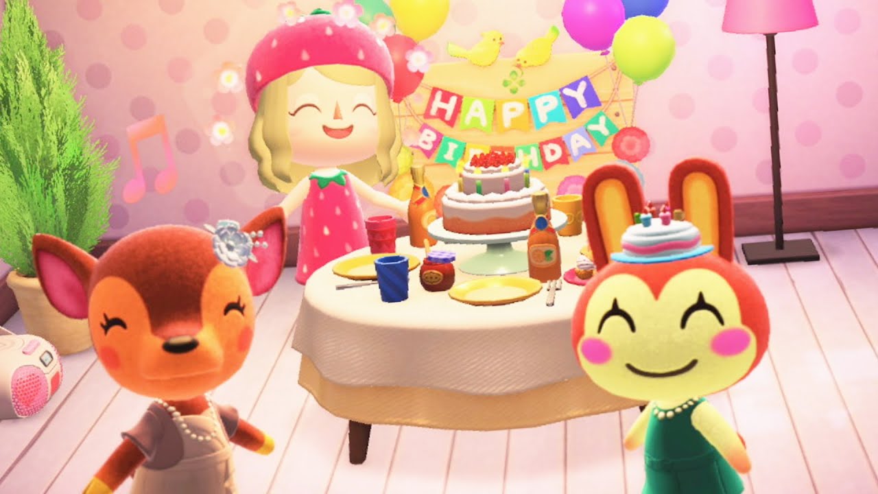 【あつ森】最推しのリリアン誕生日会!超デレデレ状態で写真を撮りまくってきたw尊い!!!【あつまれどうぶつの森】 - YouTube