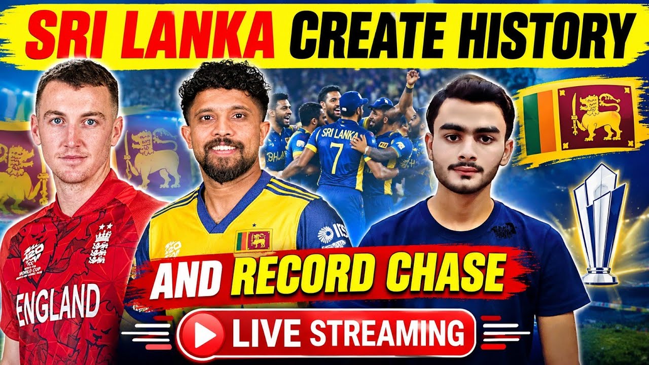 🔥 Sri Lanka Create History! Record Chase Stuns England 😱 | Live ...