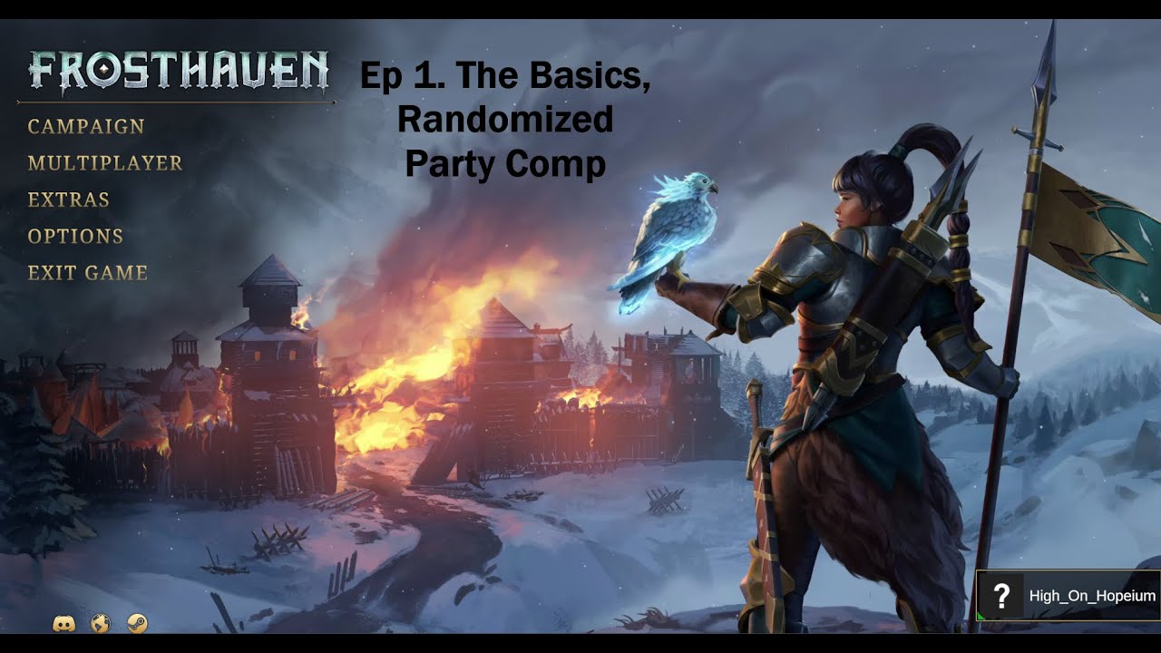 Frosthaven Playthrough Ep 1. The Basics, Randomized Party Comp
