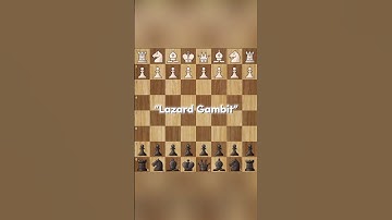 Chess lazard gambit mate | Finest chess #chess #trap #views #viral #shorts #viralvideo